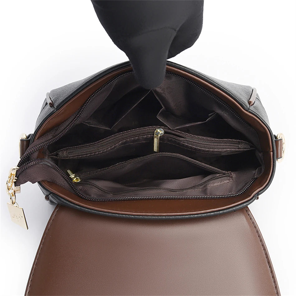 Solid Color Designer Crossbody Bag