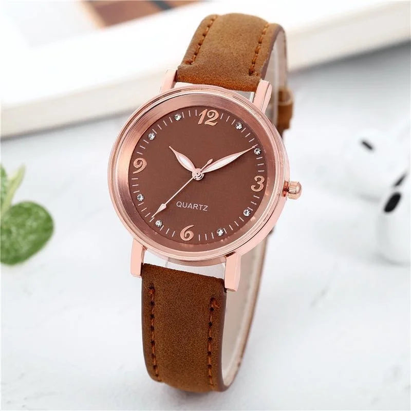 Leather Band Luxury Quartz Watch