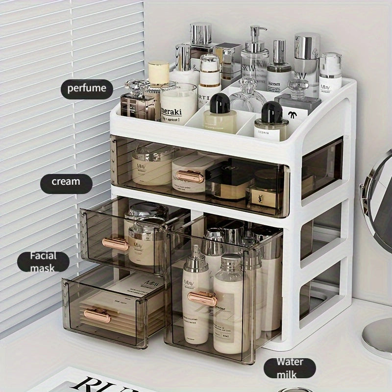 3-Tier Cosmetic Organizer with Large Capacity