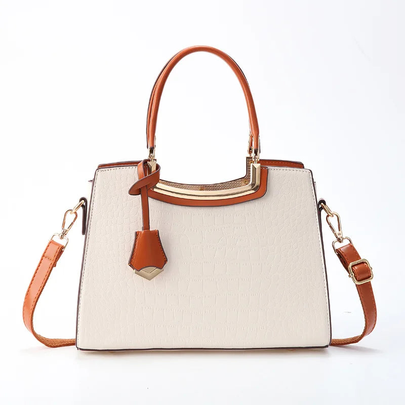 Casual Tote Leather Handbag