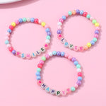 Load image into Gallery viewer, 3pcs Luminous Acrylic Beads Bracelet Set
