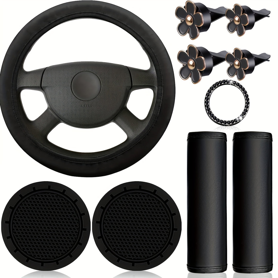 Cute Car Accessories Set (10 PCs)