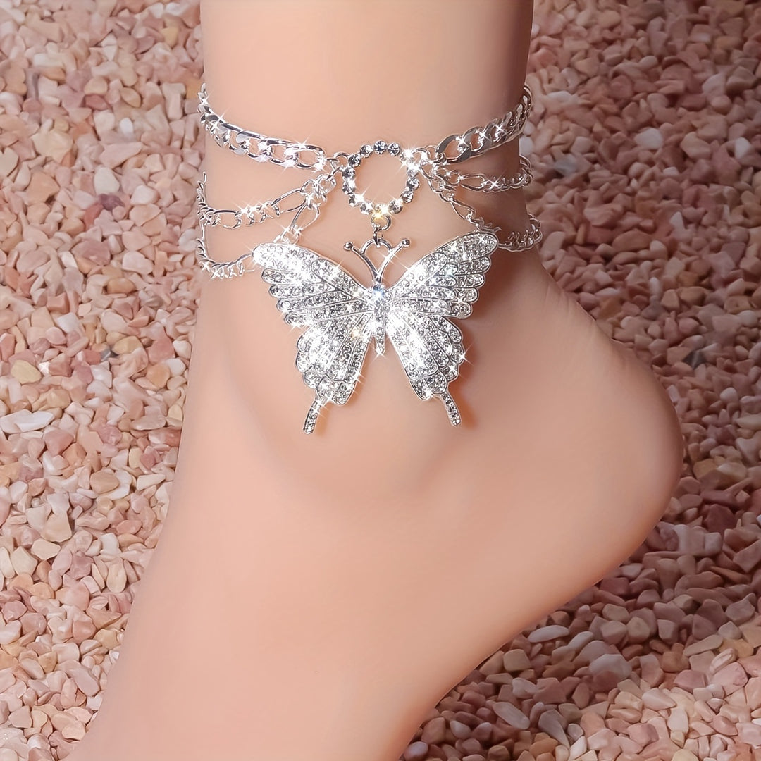 Multi-layer Butterfly Anklet