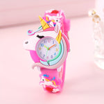 Load image into Gallery viewer, Cute Children&#39;s Silicone Unicorn Watch
