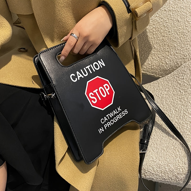 Caution Catwalk Crossbody Bag