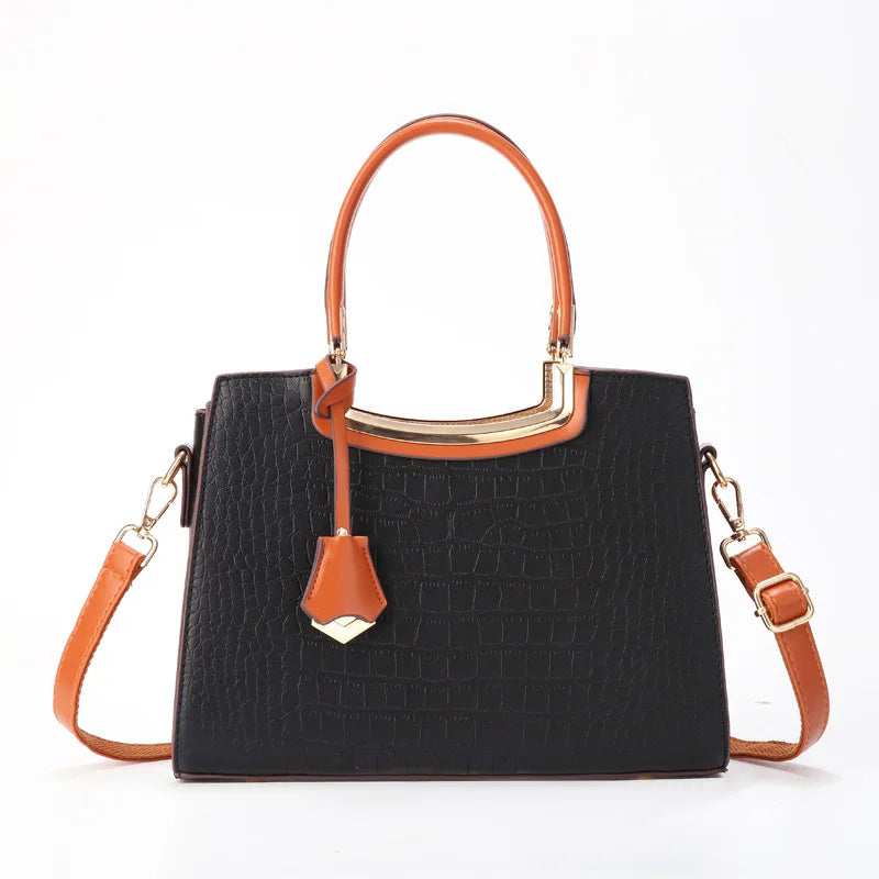 Casual Tote Leather Handbag