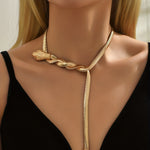 Load image into Gallery viewer, Golden Snake Necklace
