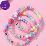 Load image into Gallery viewer, 3pcs Luminous Acrylic Beads Bracelet Set
