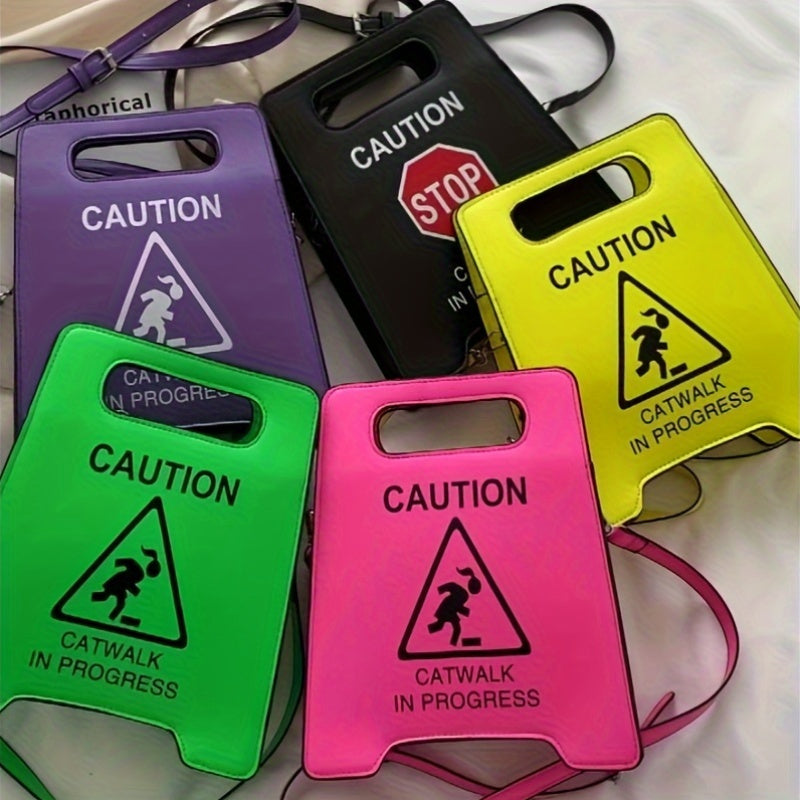 Caution Catwalk Crossbody Bag