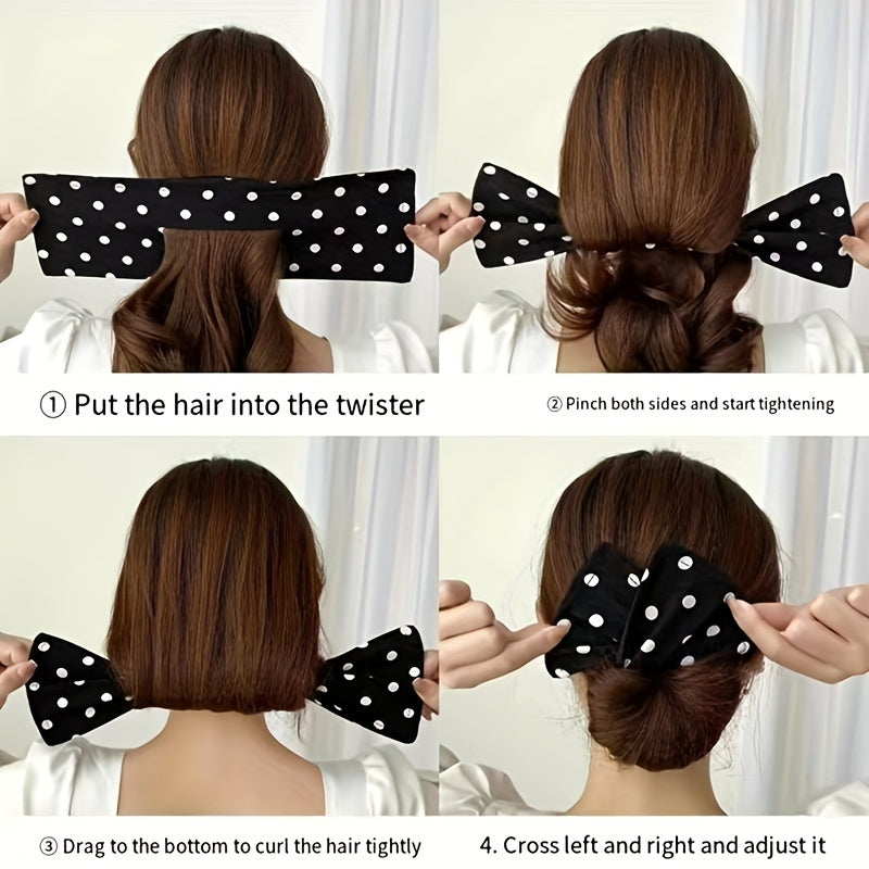 Polka Dot Bun Maker