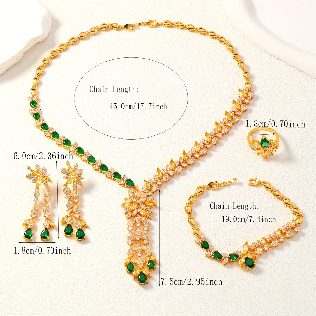 Saudi Arabia-Inspired Floral Jewelry Set