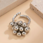 Load image into Gallery viewer, Elegant Beaded Cluster Ring
