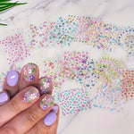 Load image into Gallery viewer, 3D Daisy &amp; Bow Tie Nail Art Stickers
