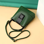 Load image into Gallery viewer, Elegant Solid Faux Leather Bucket Bag
