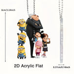 Load image into Gallery viewer, Minions 2D Acrylic Pendant
