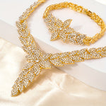 Load image into Gallery viewer, Elegant Gold-Plated Zircon Jewelry Set
