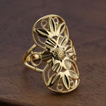 Load image into Gallery viewer, 24K Golden Plated Elegant Ring
