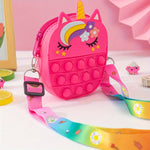 Load image into Gallery viewer, Princess Coin Purse - Silicone Unicorn Pattern
