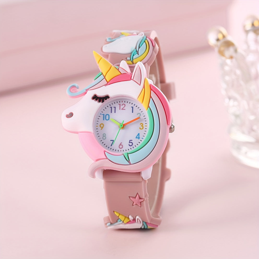 Cute Children's Silicone Unicorn Watch