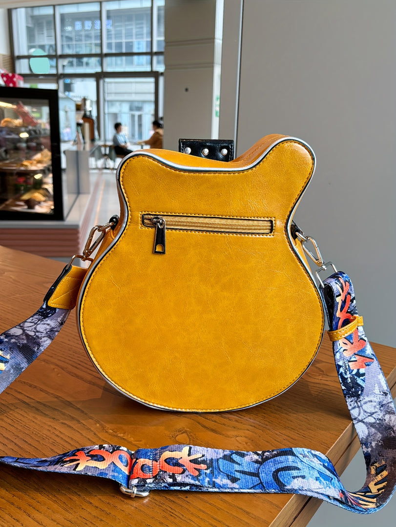 2024 Y2K Guitar-Shaped Crossbody Bag