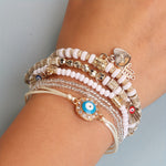 Load image into Gallery viewer, Evil Eye Bracelet Set
