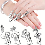 Load image into Gallery viewer, 8pcs Fashionable Nail Rings Set
