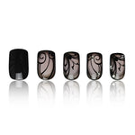 Load image into Gallery viewer, Dark Ins Style Black Vine Nail Wraps or Nail Stickers
