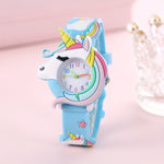 Load image into Gallery viewer, Cute Children&#39;s Silicone Unicorn Watch
