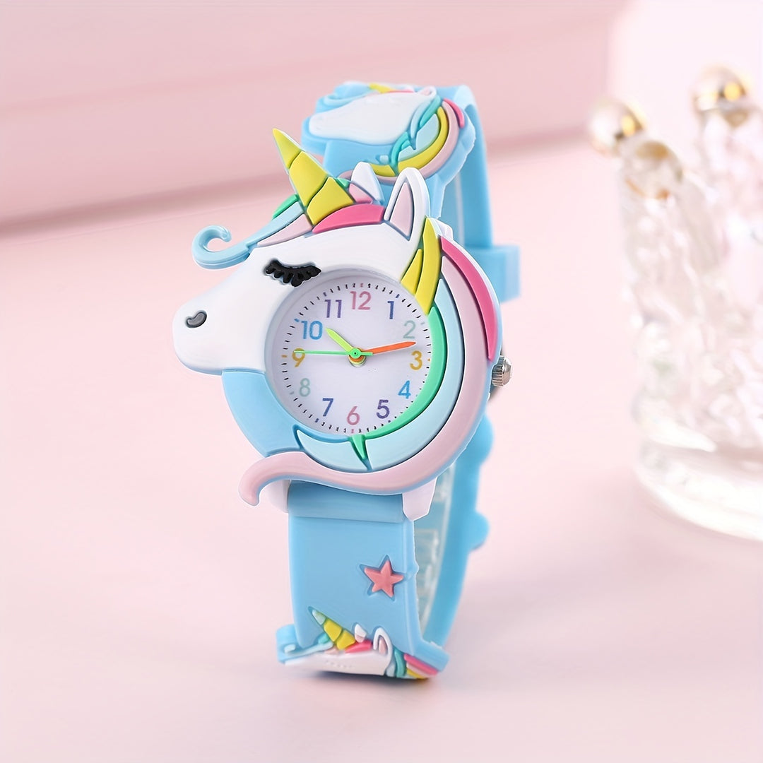 Cute Children's Silicone Unicorn Watch