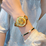 Load image into Gallery viewer, Boho Chic Starry Sunflower Quartz Watch
