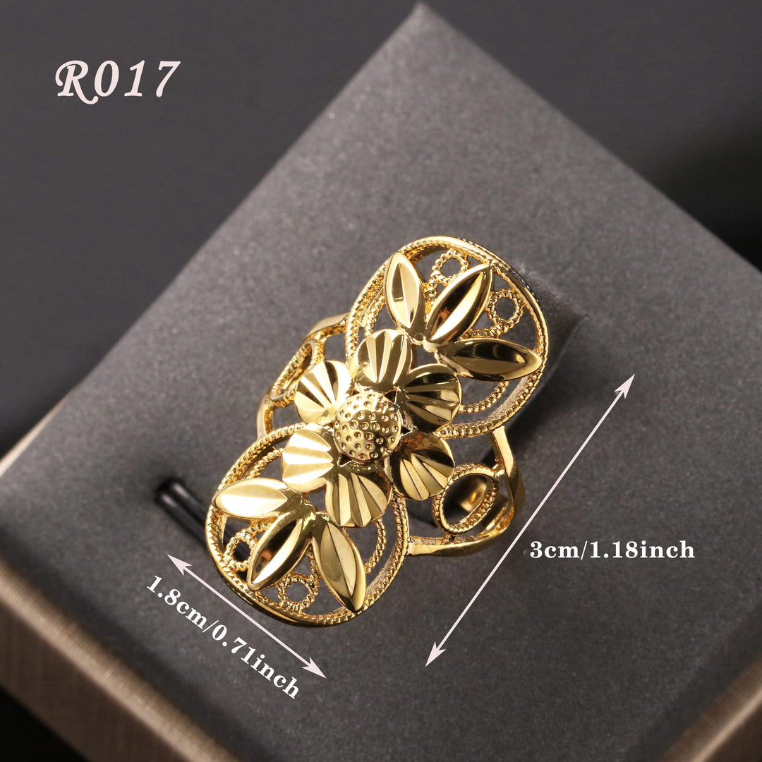 24K Golden Plated Elegant Ring