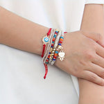 Load image into Gallery viewer, Evil Eye Bracelet Set
